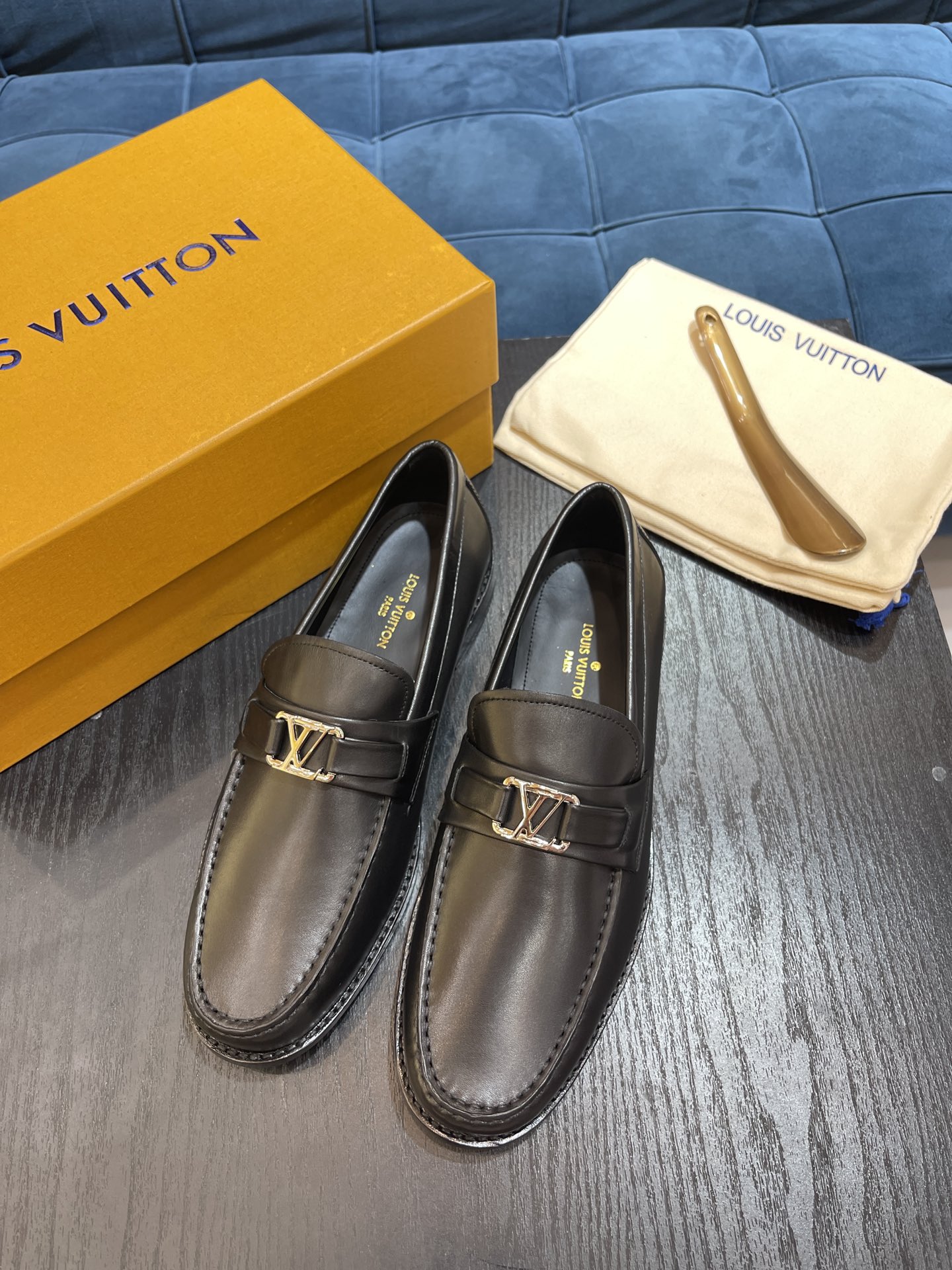 L0vis Vuittion Major Loafer Black For Men LV