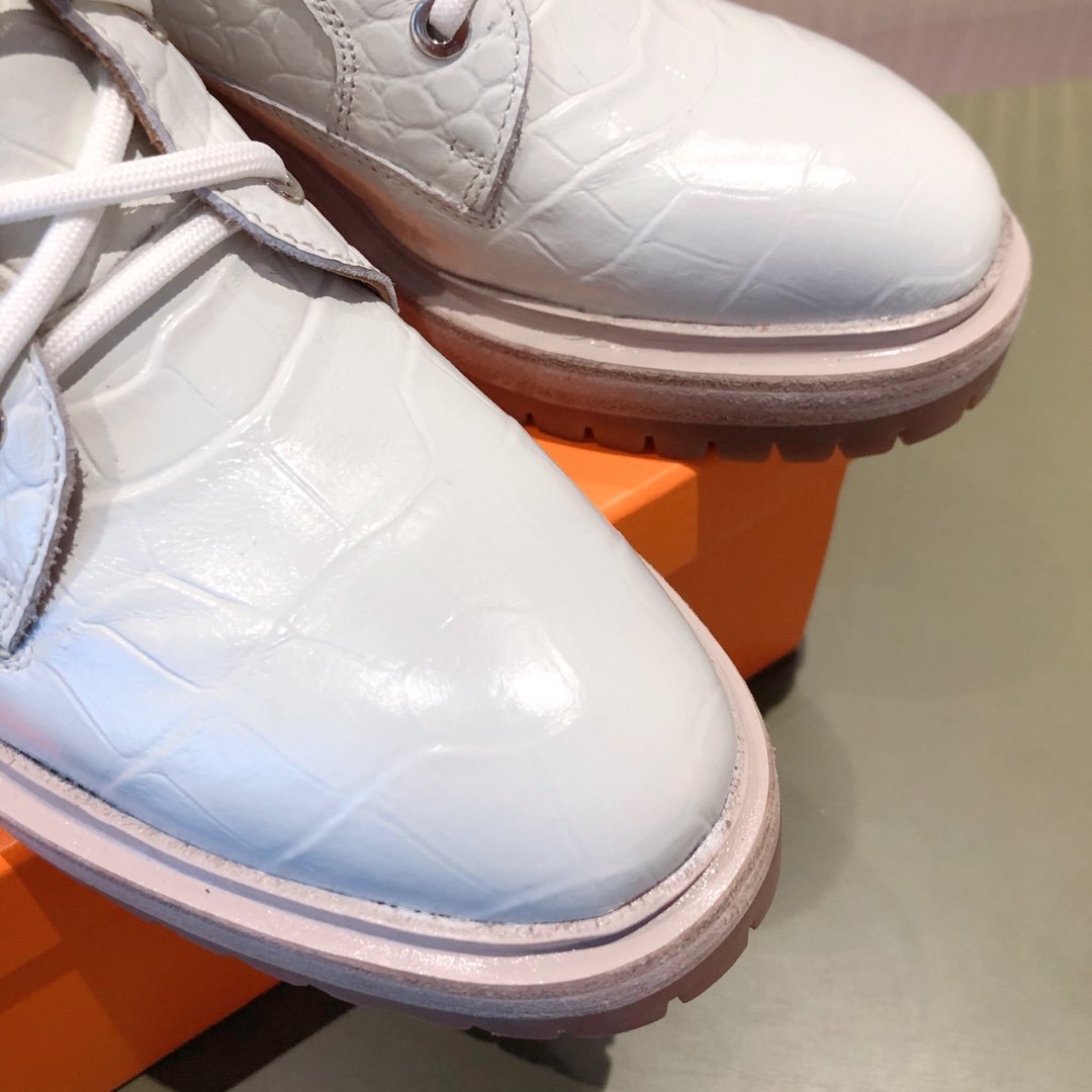 H**me5 Fresh Ankle Boots White For Women 1.6in/4cm