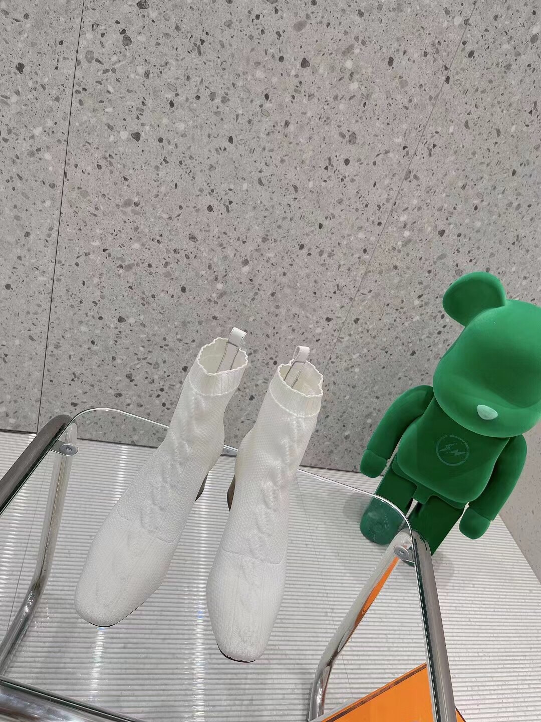 H**me5 Volver 60 Ankle Boots White For Women 2.4in/6cm