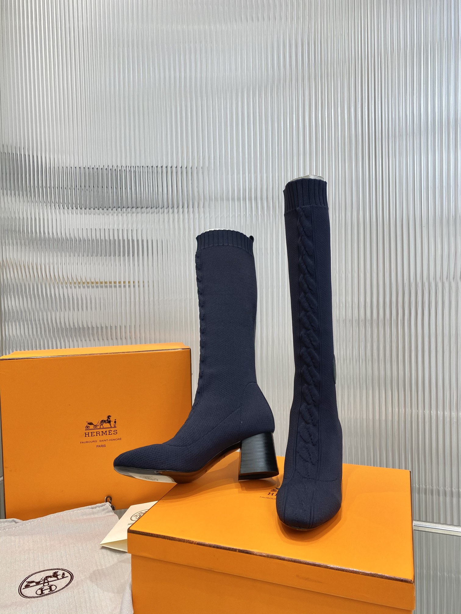 H**me5 Fontaine 60 Boots Blue For Women