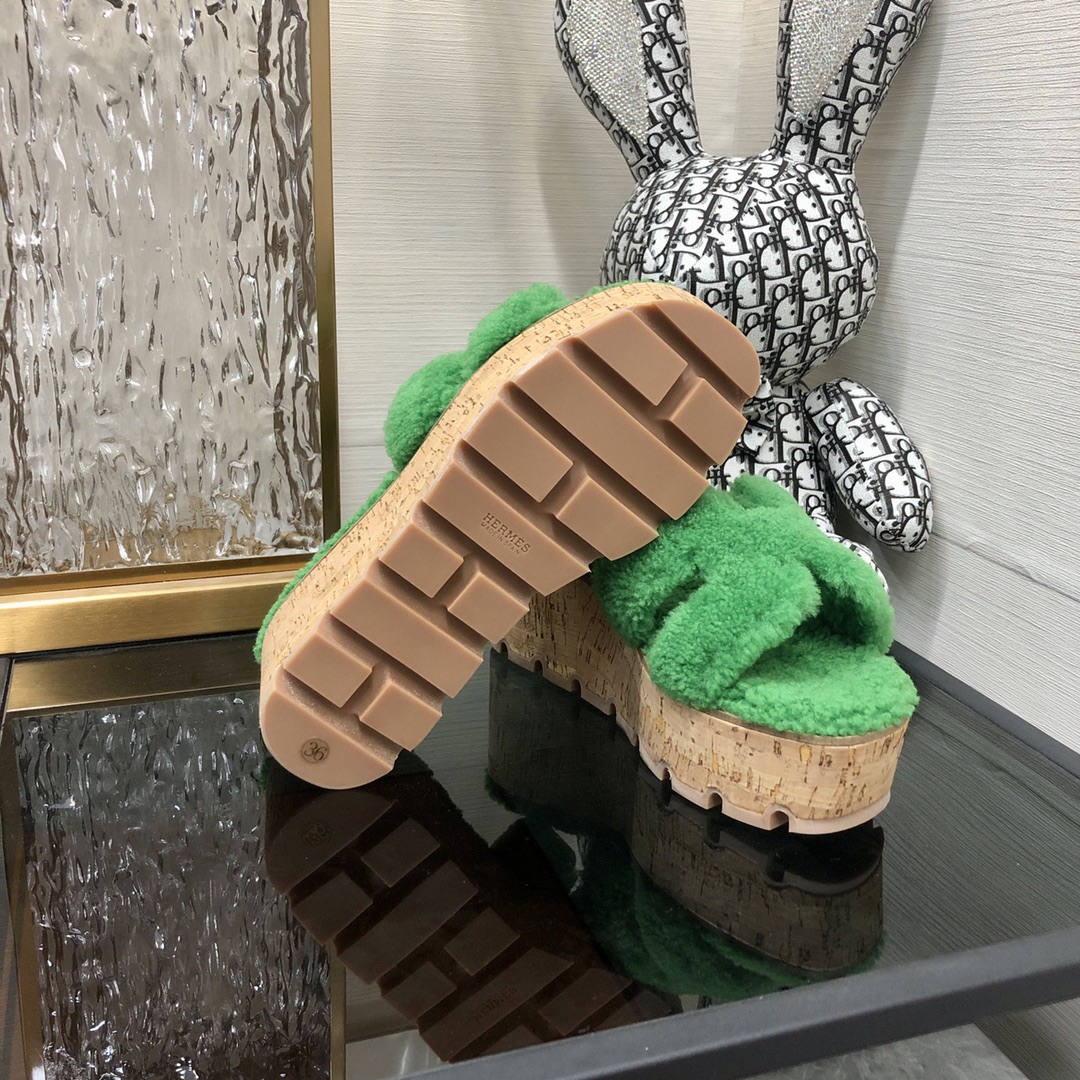 H**me5 Figari Sandal Green For Women