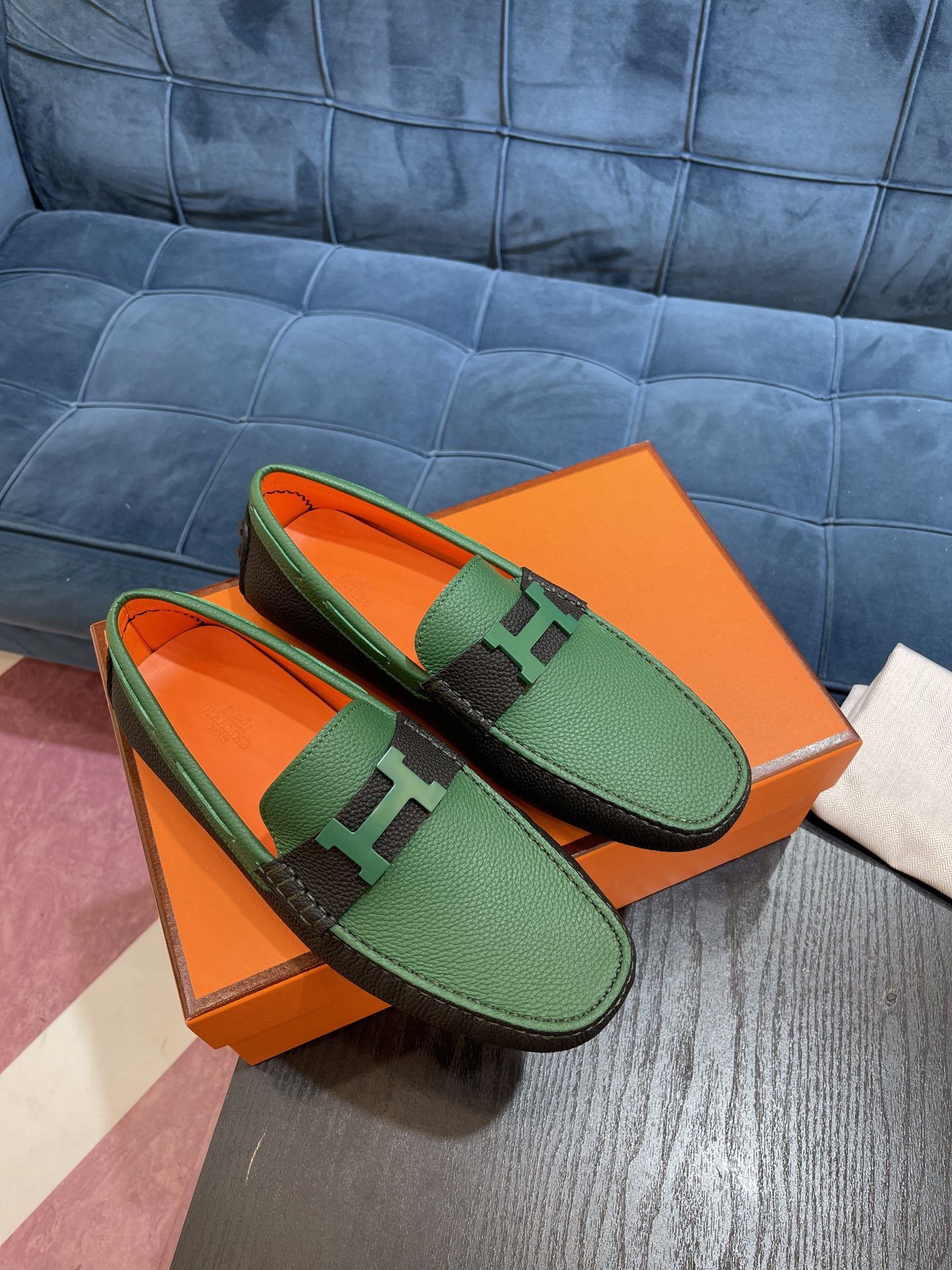 H**me5 Irving Loafer Green For Men